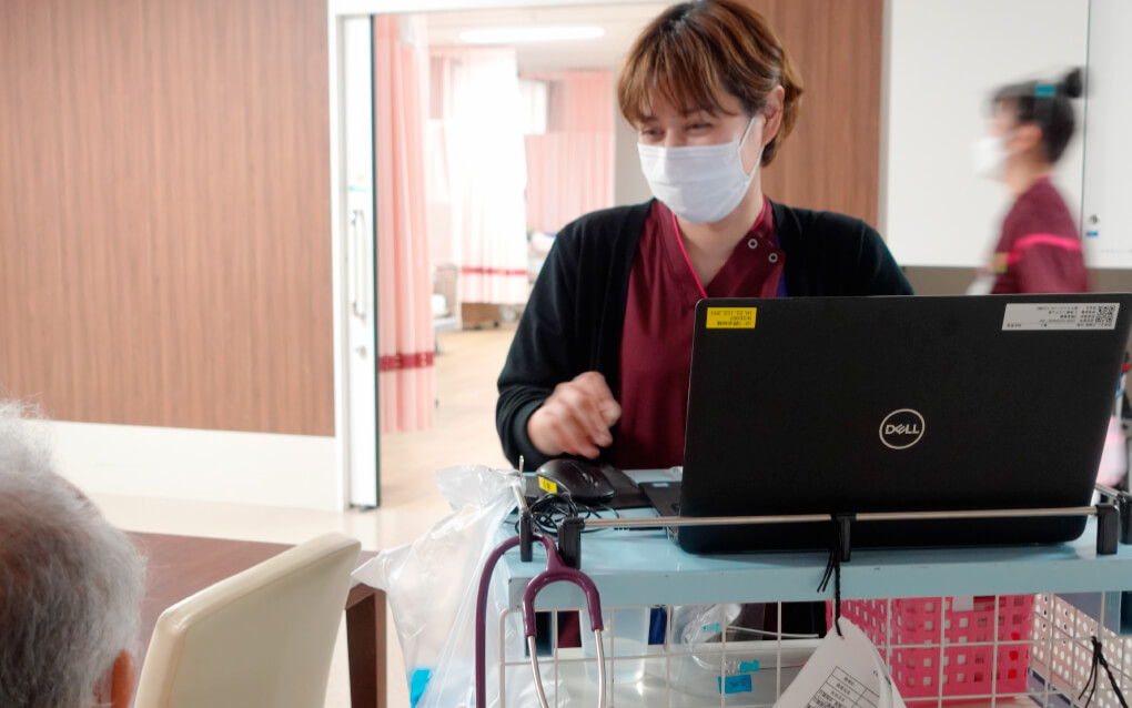 救急看護認定看護師 宮里 典子