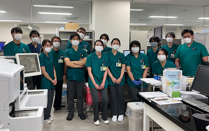 臨床検査部スタッフ